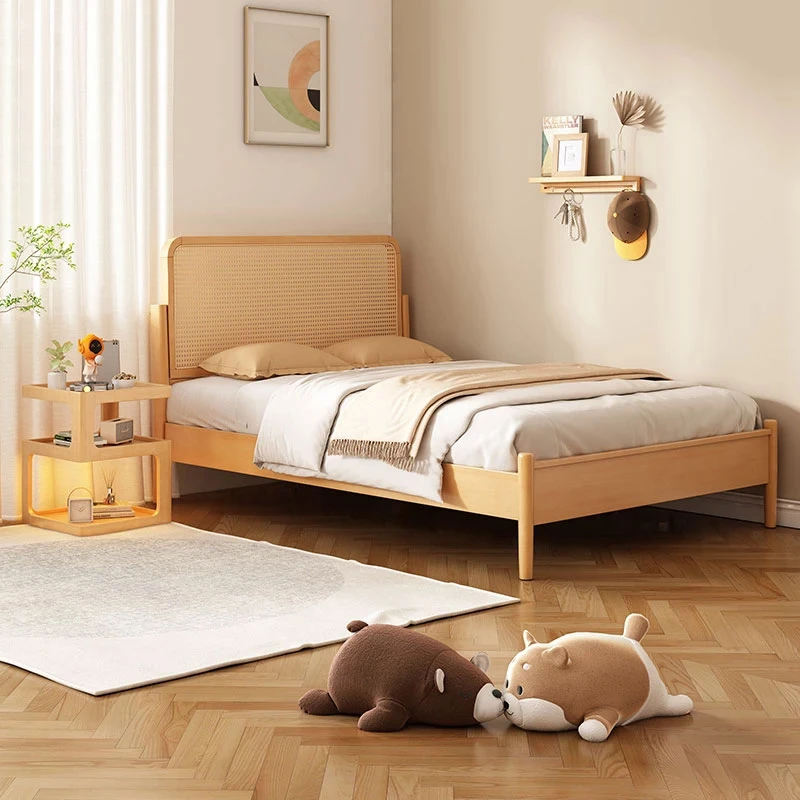 Giường gỗ đơn